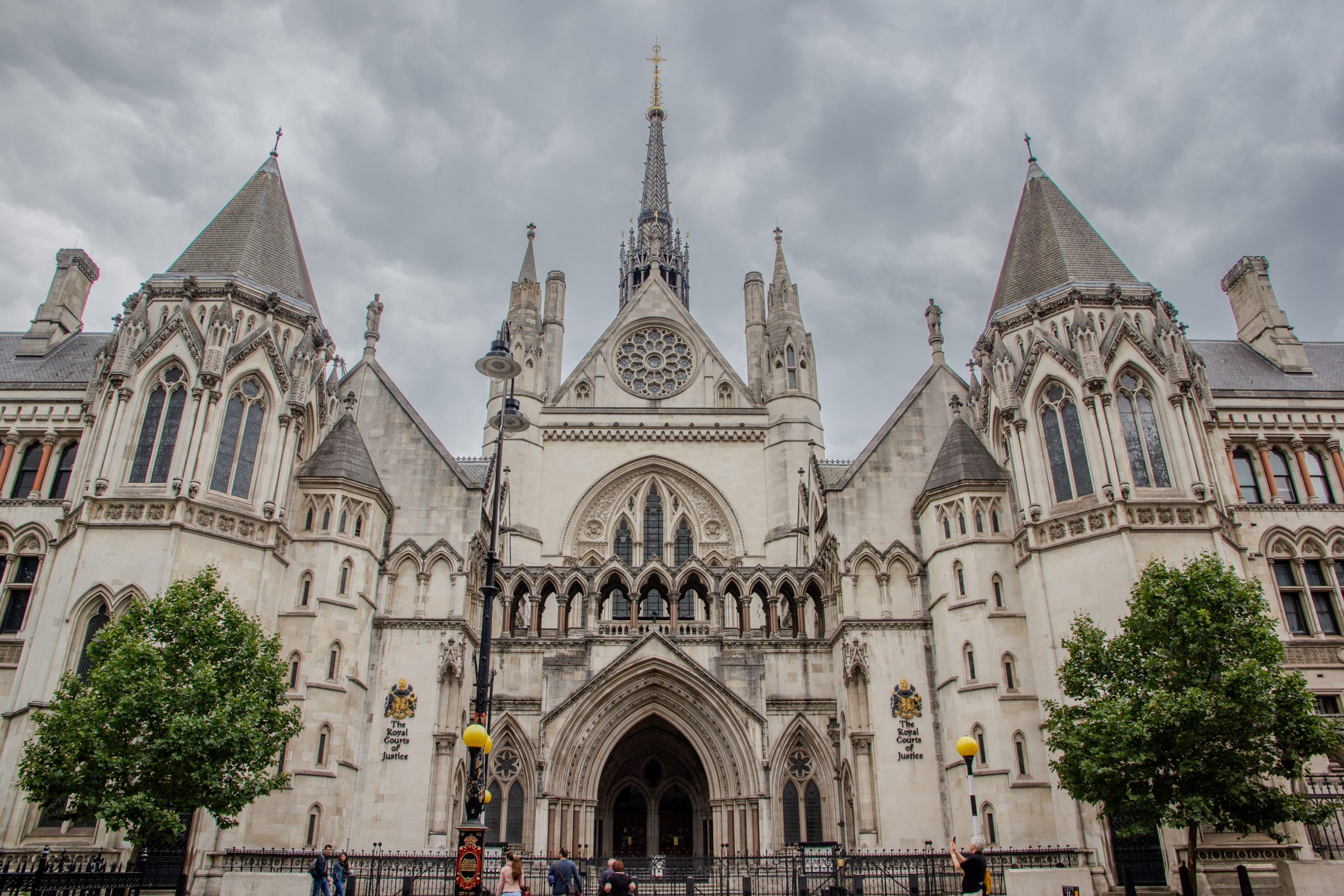 Exterior of the Royal Courts of Justice in London, the setting for many UK group litigation claims